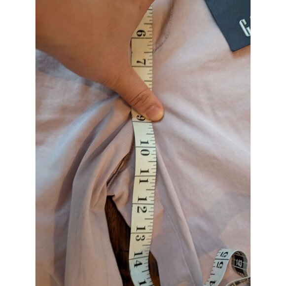 GAP Girlfriend Chino Pants Women's Purple Stretch Mid Rise Slim Leg Taper NWT 8 - Picture 5 of 7